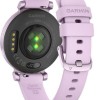 Garmin Lily 2 Aluminium Αδιάβροχο Smartwatch με Παλμογράφο (Metallic Lilac / Lilac Silicone Band)