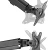 Powertech Βάση Γραφείου Οθόνης έως 27" με Βραχίονα (PT-1365)