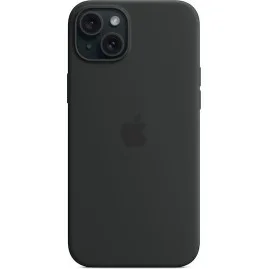 Apple Back Cover Σιλικόνης Μαύρο (iPhone 15 Plus)