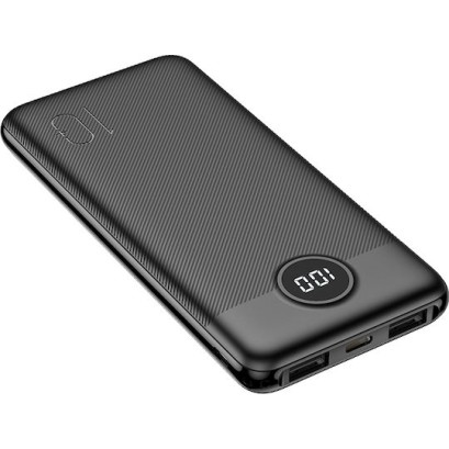 Veger L10 - Power Bank 10000mAh με 2 Θύρες USB-A και Θύρα USB-C Μαύρο