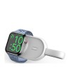 Veger W0102 1200mAh 2.5W Mini Portable Wireless Magnetic Wearable Charger Apple Watch White