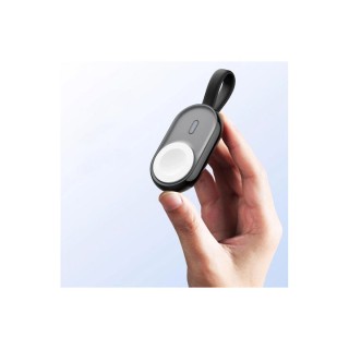 Veger W0102 1200mAh 2.5W Mini Portable Wireless Magnetic Wearable Charger Apple Watch Black