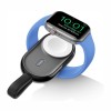 Veger W0102 1200mAh 2.5W Mini Portable Wireless Magnetic Wearable Charger Apple Watch Black