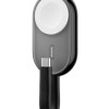 Veger W0102 1200mAh 2.5W Mini Portable Wireless Magnetic Wearable Charger Apple Watch Black