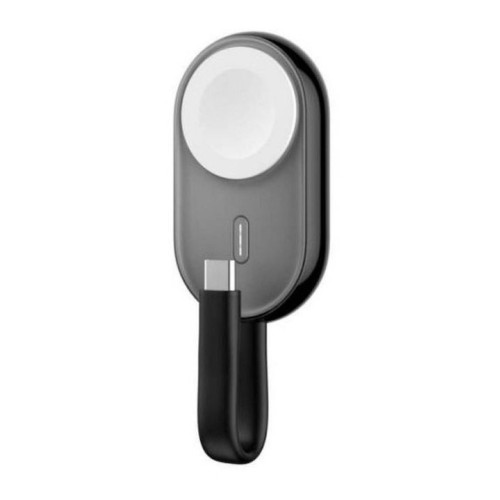 Veger W0102 1200mAh 2.5W Mini Portable Wireless Magnetic Wearable Charger Apple Watch Black