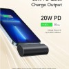 Veger V0556P Power Bank 5000mAh 20W Power Delivery Μαύρο