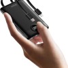 Veger C11 10,000mAh 22.5W PD Digital Display Powerbank With Built In Non-MFI Lightning & USB-C Cable Black