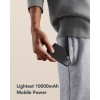 Veger C11 10,000mAh 22.5W PD Digital Display Powerbank With Built In Non-MFI Lightning & USB-C Cable Black