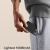 Veger C11 10,000mAh 22.5W PD Digital Display Powerbank With Built In Non-MFI Lightning & USB-C Cable Black
