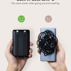 Veger C11 10,000mAh 22.5W PD Digital Display Powerbank With Built In Non-MFI Lightning & USB-C Cable Black