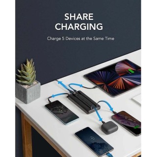 Veger C20 Power Bank 20000mAh με Θύρα USB-A και Θύρα USB-C Μαύρο