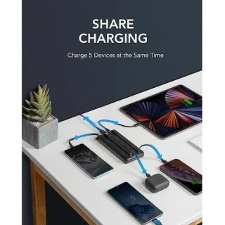 Veger C20 Power Bank 20000mAh με Θύρα USB-A και Θύρα USB-C Μαύρο