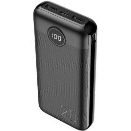 Veger L20S Power Bank 20000mAh 20W με 2 Θύρες USB-A Black