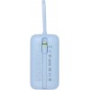 Veger K1 10,000mAh 35W PD Digital Display Powerbank With Built In Non-MFI Lightning & USB-C Cable Sky Blue