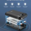 Veger S20 Power Bank 20000mAh 20W με 2 Θύρες USB-A και Θύρα USB-C Power Delivery / Quick Charge 3.0 Μαύρο