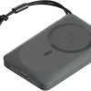 Veger W1151 MagOn Magnetic Wireless Power Bank 10000mAh 15W με Θύρα USB-A και Θύρα USB-C Dark Grey