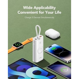 Veger W1162S MagFan Portable Power Bank 10000 mAh White