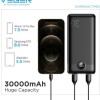 Veger L30 Power Bank 30000mAh 20W με 3 Θύρες USB-A και Θύρα USB-C Μαύρο
