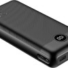 Veger L30 Power Bank 30000mAh 20W με 3 Θύρες USB-A και Θύρα USB-C Μαύρο