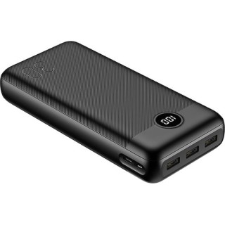 Veger L30 Power Bank 30000mAh 20W με 3 Θύρες USB-A και Θύρα USB-C Μαύρο