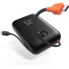 Veger K3 30,000mAh 35W PD Digital Display Powerbank With Built In Non-MFI Lightning & USB-C Cable Black