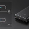 Veger T100 Power Bank 20000mAh 100W με Θύρα USB-A και 2 Θύρες USB-C Power Delivery Μαύρο