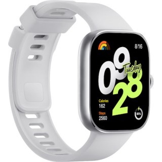 Xiaomi Redmi Watch 4 Aluminium 48mm Αδιάβροχο με Παλμογράφο (Silver Gray)