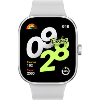 Xiaomi Redmi Watch 4 Aluminium 48mm Αδιάβροχο με Παλμογράφο (Silver Gray)
