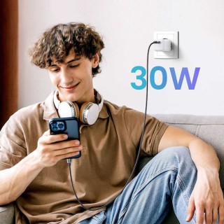 Ugreen X513 Φορτιστής USB-C GaN 30W White 65009