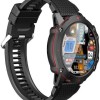 iXchange SW-07 Smartwatch με Παλμογράφο (Μαύρο)