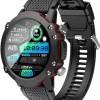 iXchange SW-07 Smartwatch με Παλμογράφο (Μαύρο)