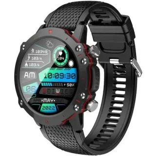iXchange SW-07 Smartwatch με Παλμογράφο (Μαύρο)