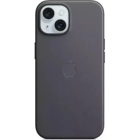 Apple Finewoven Back Cover Υφασμάτινο Μαύρο (iPhone 15)
