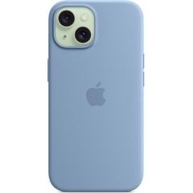 Apple Silicone Case with MagSafe Back Cover Σιλικόνης Μπλε (iPhone 15)