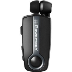 Powertech Klipp 2 In-ear Bluetooth Handsfree Ακουστικό Πέτου Γκρι
