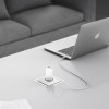 Veger Φορτιστής Χωρίς Καλώδιο USB-A/USB-C 65W Quick Charge 3.0 Λευκός (028086)