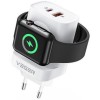 Veger Φορτιστής Χωρίς Καλώδιο με Θύρα USB-A και Θύρα USB-C 20W Power Delivery Λευκός (W002E)