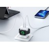 Veger Φορτιστής Χωρίς Καλώδιο με Θύρα USB-A και Θύρα USB-C 20W Power Delivery Λευκός (W002E)