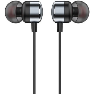 Recci REP-L37 In-ear Handsfree Ακουστικά με Βύσμα 3.5mm Ασημί