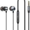 Recci REP-L37 In-ear Handsfree Ακουστικά με Βύσμα 3.5mm Ασημί