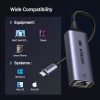 Ugreen 25052 USB-C Αντάπτορας Δικτύου για Ενσύρματη σύνδεση Ethernet
