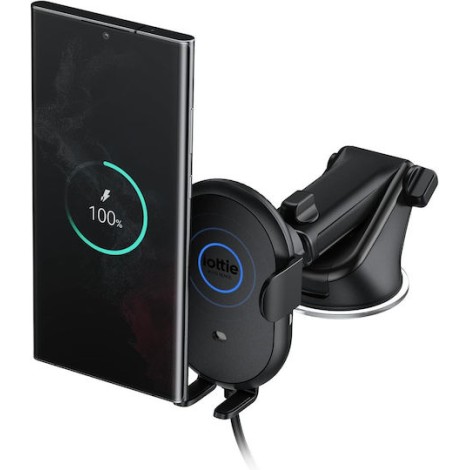iOttie Auto Sense 2 Βάση Κινητού Αυτοκινήτου με Ρυθμιζόμενα Άγκιστρα και Ασύρματη Φόρτιση Μαύρη