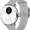 Withings ScanWatch 2 Stainless Steel 38mm Αδιάβροχο με Παλμογράφο (Pearl White)