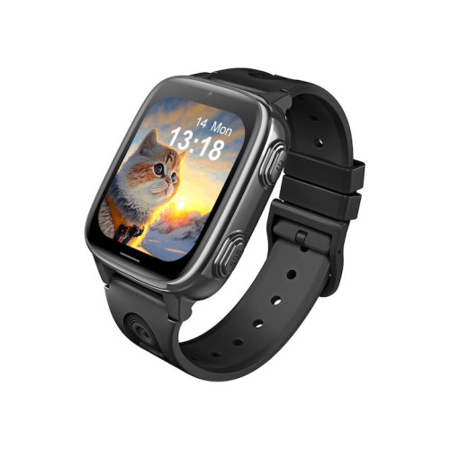 INTIME GPS Smartwatch για παιδιά 1.83" κάμερα 4G IPX5 Μαύρο (IT-073)