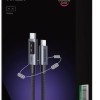 Ugreen LED USB 2.0 Cable USB-C male - USB-C 100W Black 1m (35501)