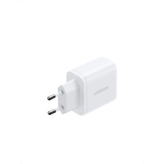 Ugreen Charger Without Cable with USB-A Port and USB-C Port 20W Quick Charge 4.0 Whites (X227)