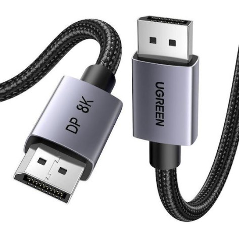 Ugreen DisplayPort 1.4 DP120 cable, 8K 60Hz, 32.4Gbps, 3m Black 25906