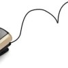 iXchange UA-25 In-ear Bluetooth Handsfree Ακουστικό Πέτου Χρυσό