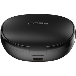 Recci REP-W66 Dynamic Wireless Earbuds Ασύρματα Ακουστικά Bluetooth Μαύρο