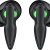 Recci Helmet In-ear Bluetooth Handsfree Ακουστικά με Θήκη Φόρτισης Μαύρα
